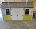 12'x16' Side Lofted Barn with 6' Double Fiberglass Door and 2 - 2'x3' Aluminum Windows with shutters.
Once the down payment of $200.00 is made we will deliver the building for free within 50 miles of the Jonesboro lot.
