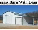 Standard | 24 X 32 X 14 Arkansas Barn With Lean To’s