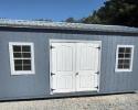 10'x20' Side Garden Shed with
1 - 6' Double Fiberglass Door
2 - 2'x3' Aluminum Windows