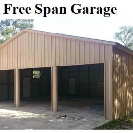 Free Span Garage