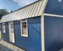 Navy 12’X24’ Side Lofted Barn