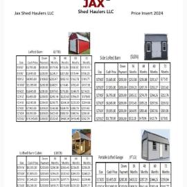 Price guide for lofted buildings