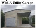 Standard | 30 X 36 X 12 Triple Wide RV Cover With A Utility Garage